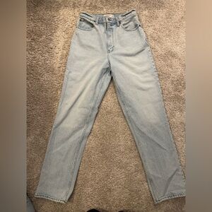 Abercrombie & Fitch Light Blue Straight Leg Jeans